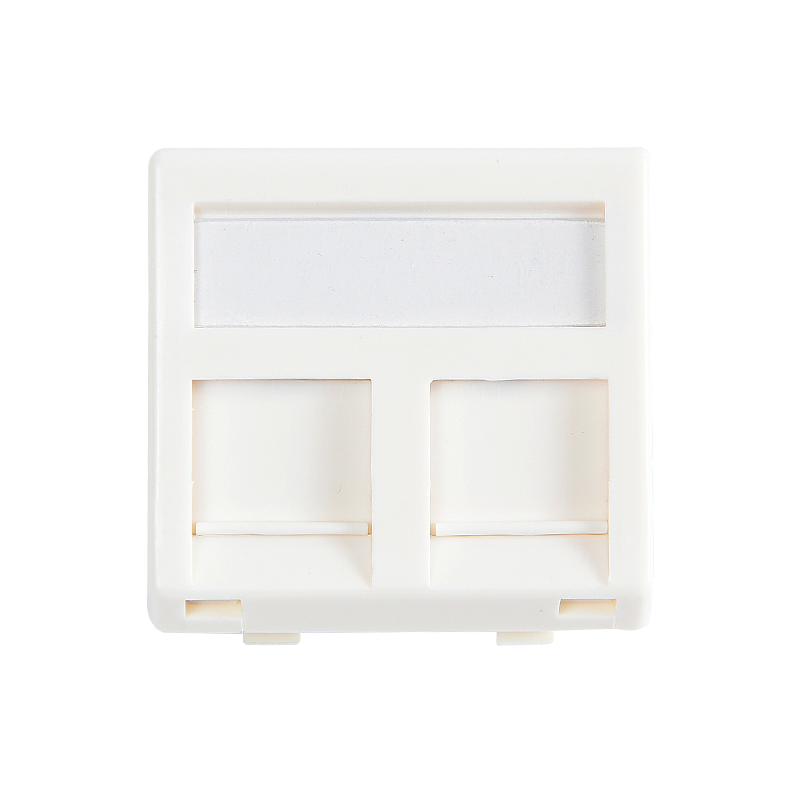 SMT-4312-45-2P 2 porte 45 ° Faceplate 45*45mm